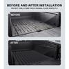 Heenvn Floor Mats For Tesla Cybertruck 2024-2026 Custom Fit All Weather TPE Cargo Liner Cargo Trunk Mat Pad Kit Set Accessories