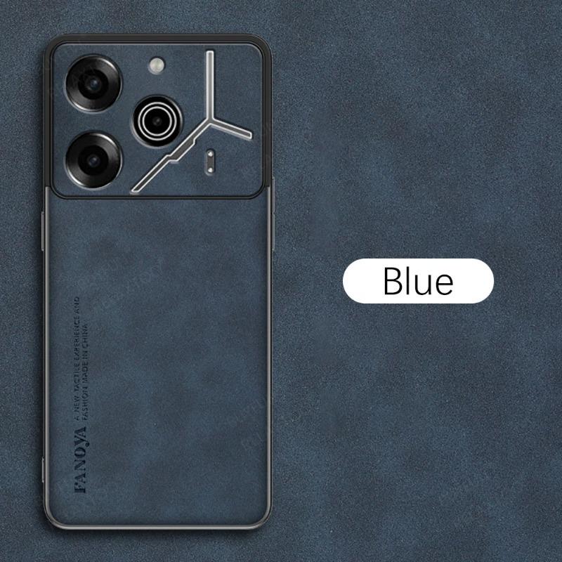 Для Tecno Pova 6 Pro кожаный чехол для телефона из овечьей кожи для Tecno Pova6 NEO 5 Pro 4 матовый мягкий силиконовый бампер полная защита задняя крышка