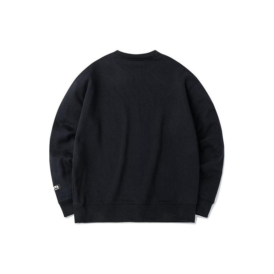 ANTA Life Collection Sweatshirts Men's Black Crew Neck Moderate Regular 152328701-1