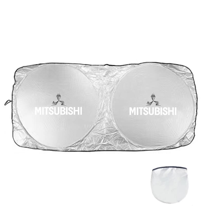 nlvc3 Car Windshield Sun Shade Cover Blocks Rays Protector Auto Interiors For Mitsubishi Eclipse Lancer Outlander Pajero ASX Delica Ex