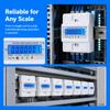 High-precision 3-Phase DIN-Rail Energy Meter LCD Display 4-Wire KWh Meter  Commercial Plaza