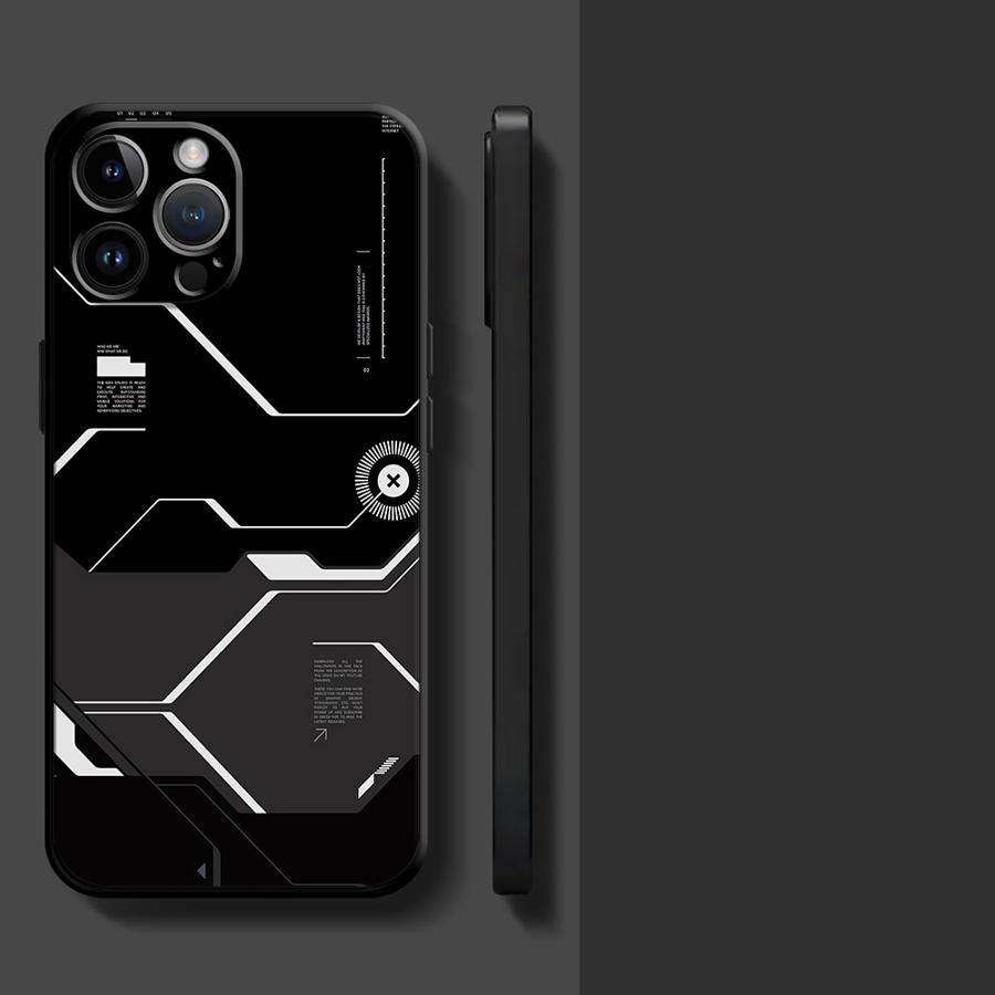 Ретро-меха стиль Чехол для телефона для Apple iPhone 17 Pro Max XR XS MAX 12 14 11 13 17e Air 15 Pro 7 8 16