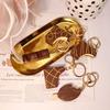 Realistic Food Chocolate Pie Keychain Simulation Dessert Bag Pendant Ice Cream Keychains  Bag Decor