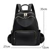 Genuine Leather Knapsack Oxford Women Rucksack Luxury Shoulder Bag Female Fashion Cowhide Travel Backpack New Ladies Casual Bag