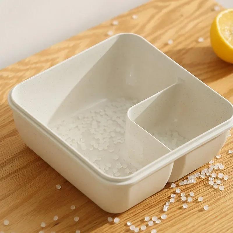 Портативный набор столовых приборов, ланч-бокс из пшеничной соломы, суповая миска с посудой и термоизоляционным пакетом, офисная микроволновая печь, бенто-бокс