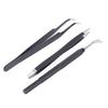 3pcs Precise Tip Tick Remover Tweezers Metal Tip Lice Grabber Pet Parasite Tool  Household Grooming