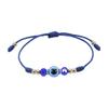 Fashion Colorful Devil Evil Eye Bracelet For Women Crystal Bead Handmade Braided Rope Thread Lucky Kids Couple Jewelry
