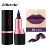Waterproof Tapered Gradient Lip Liner Multi-functional Matte Purple Gradient Lipstick Non Sticky Lipliner Crayon Liner Pencil