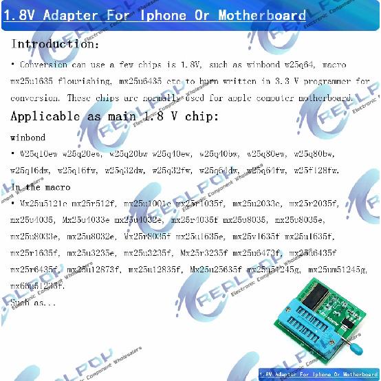 Адаптер-программатор CH341A + адаптер SOIC8 + зажим SOP8 с кабелем + адаптер 1.8V Программатор USB CH341A для EEPROM, Flash, BIOS ZIF-адаптер