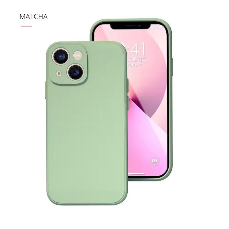 Чехол для телефона для iPhone 16 15 14 Plus 13 12 Mini 11 Pro Max Xs X Xr 7 8 Конфетный цвет Оригинальный Жидкий силикон Мягкий Защитный Задняя крышка