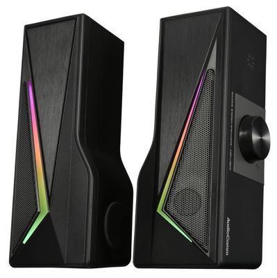 Ohm Denki AudioComm Speaker Проводной USB-подключение ПК-динамик с подсветкой Светящийся игровой динамик Игровой USB-динамик OHM ASP-U180Z 03-5027