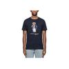 Polo SS24 Captain Bear Graphic Print Crew Neck T-Shirt Men Tops Navy-Blue 710791096-001