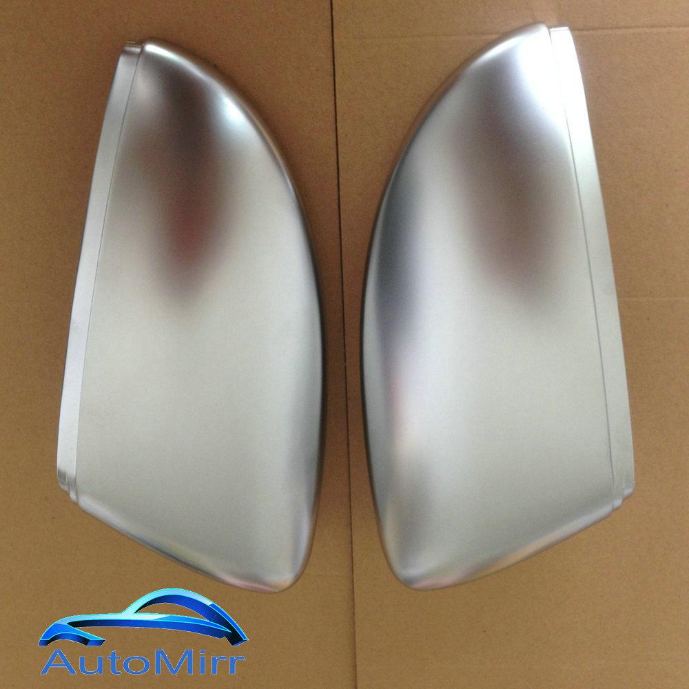 Матовые хромированные накладки на зеркала для VW Passat CC B7 Scirocco Jetta MK6 euro Beetle, боковая крышка, замена 2010 2011 2012 2013