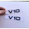 2026 3D ABS V10 Chrome for AQ4 TT RS7 SQ5 A8L Letter Number Emblem Glossy Black Car Styling Fender Side Trunk Badge Logo Sticker