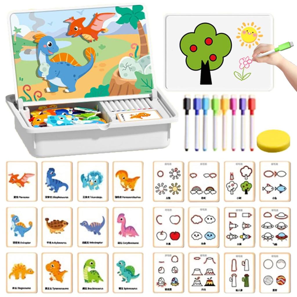 Детский пазл Черты лица Магнитный пазл Магнитная наклейка Запасная игрушка Пазл