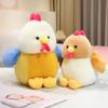 2230Cm Cartoon Cute Chicken Plush Doll Pillow Colorful Brown Yellow Rooster Hen Animal Stuffed Toy Home Decor Gift For Children