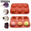 1 шт. 6 полостей полукруглой формы силиконовые формы для торта креативные DIY формы для изготовления желе и шоколада
