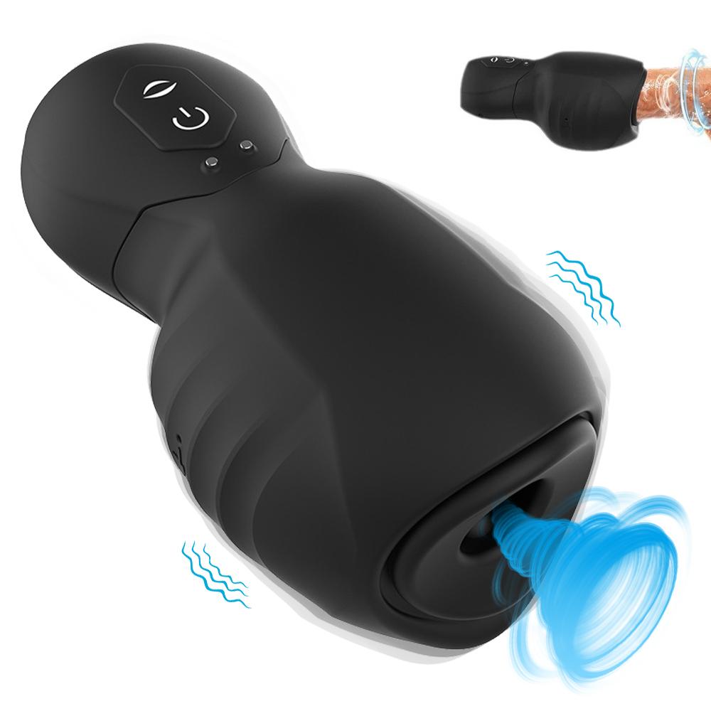 Мощная вакуумная мастурбационная чашка Реалистичная анальная вагина Карманная киска Минет Массажер Мужской мастурбатор Секс-игрушки для мужчин 18+