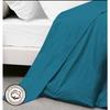 Flat Sheet - Blue Green - 240x300 Cm - 100% Cotton - Machine Washable - 2 People