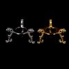Gold-Plated Display Gemstone Egg Support Base Crystal Ball Stand Holder Ornament