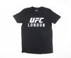 Мужская черная спортивная футболка UFC Medium с принтом