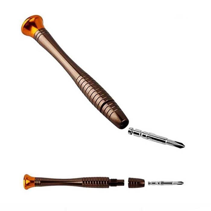 Kit de tournevis 25 en 1 - ATian - Outils de réparation - Noir - Pour téléphone cellulaire - Embouts variés