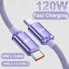 НОВЫЙ кабель USBA на Type C на USBC 120 Вт для серии iPhone 15 16 17 PD Быстрая зарядка USB C Кабель для передачи данных для Xiaomi OPPO Samsung