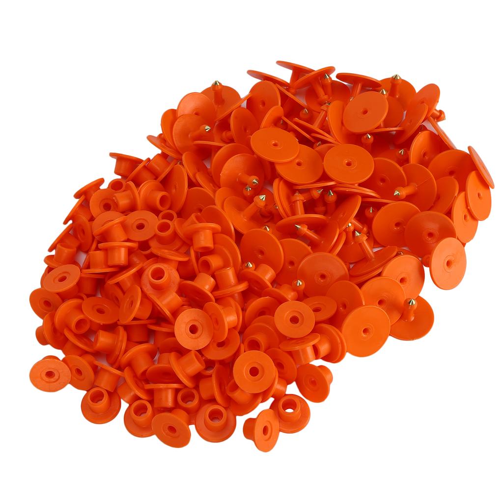 200 шт. утолщенная бирка для ушей овец номер маркера идентификационная карта информация управление оранжевое ухо