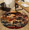 One Piece Pattern Round Rug, Indoor/Outdoor Mat, for Picnic, Gameroom, Bedroom, Office, Living Room, Home Decor Carpet, Birthday Gift