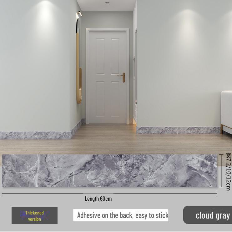 Самоклеящиеся плинтусы с текстурой дерева и водонепроницаемые настенные наклейки для углов и подоконников