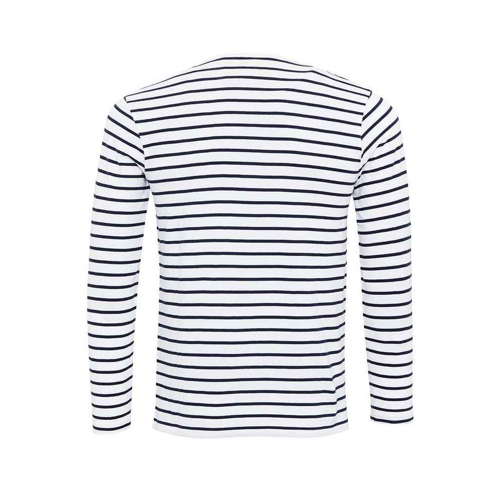 Premier Футболка мужская Long John Stripe с закатанными рукавами