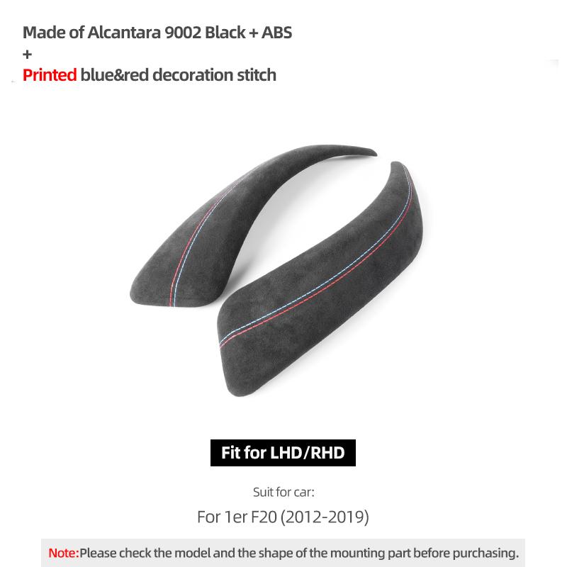 Из Алькантары Обертка Для BMW F20 Серии 1 Отделка Панели Подлокотника Дверной Ручки Внутренней Отделки Автомобиля Тюнинг Аксессуары