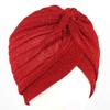 Polyester Fabric Hat Silk Indian Hat Muslim Headband Turban Golden Bright