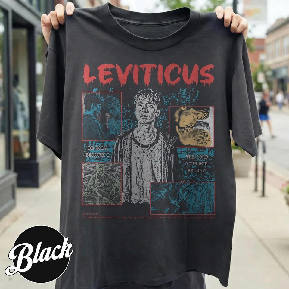 Vintage Leviticus 2026 T-shirt Horror Movie Tee Gift for Woman and Man Oversized Men's T-Shirt Black Short Sleeve for All-Season