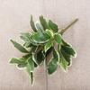 Plastic Artificial Ficus Tree 35 Leaves Fake Ficus Tree Tropical Banyan Tree  Wedding Party Decor