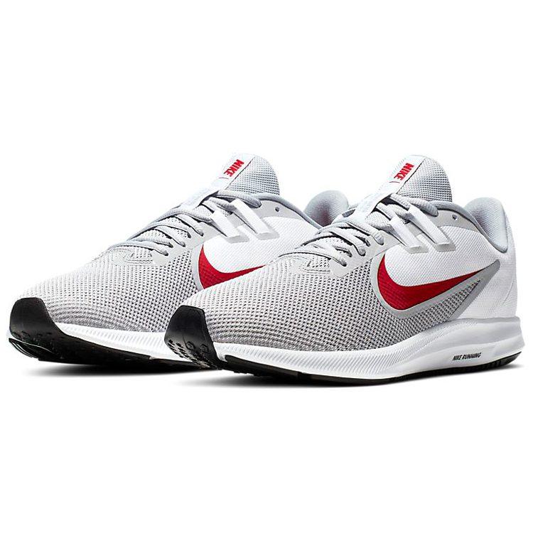 Nike Downshifter 9 'Wolf Grey Red' AQ7481-006