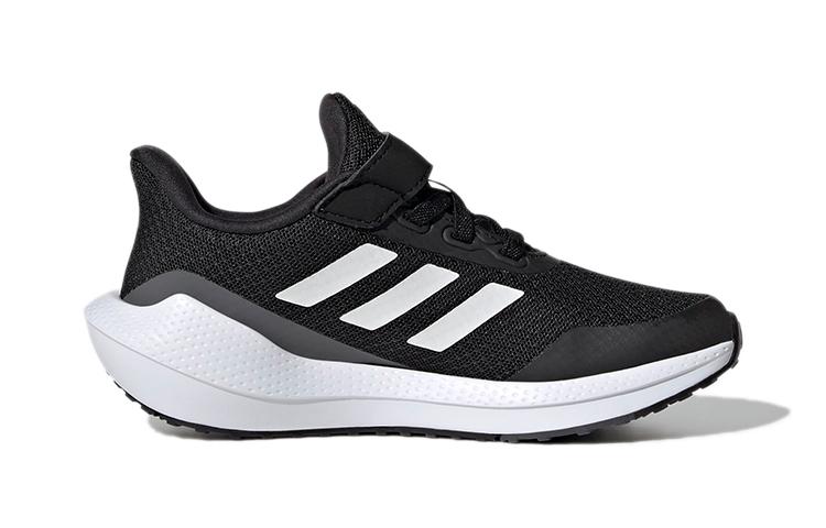 adidas EQ21 Run Bounce BP Удобные Устойчивые к истиранию Амортизирующие Дышащие Низкие Детские Беговые Кроссовки Черные Детские GZ5984
