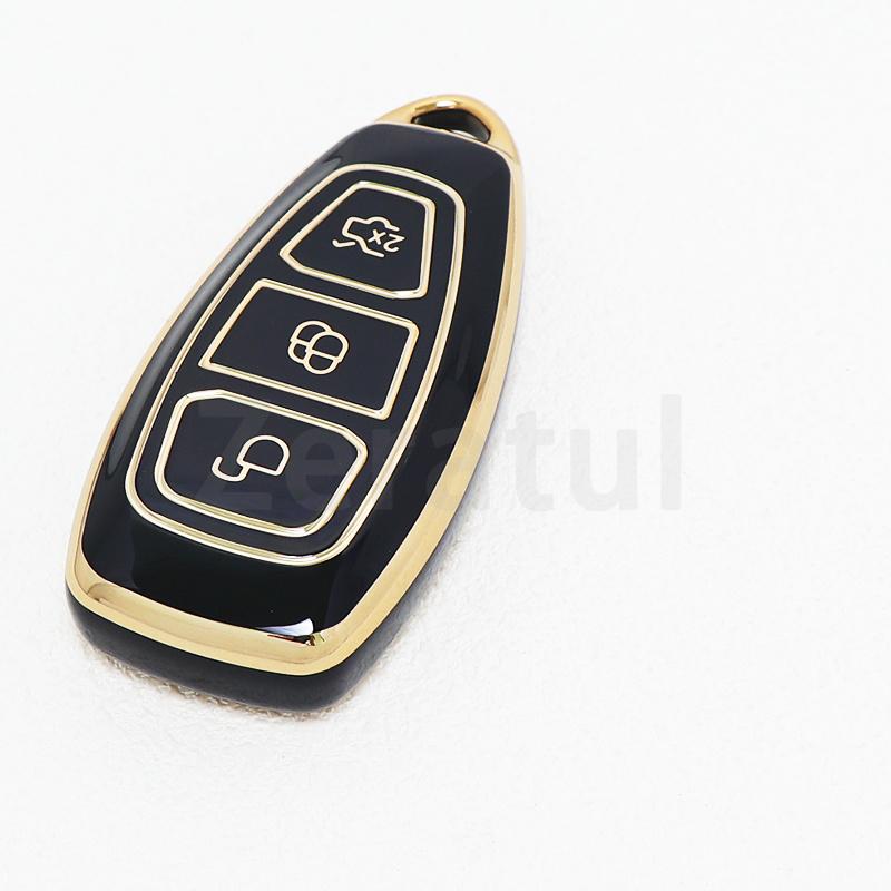 ТПУ Для Ford B-Max C-Max II S-Max Kuga II Ecosport Fiesta IV Focus III Galaxy Fusion Mondeo IV и т.д.. Чехол для ключей автомобиля Брелок