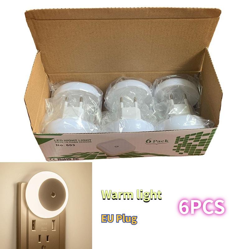 Intelligent Light Control Induction Light, Small Night Light, White Light, Blue Light, Red Light, Warm Light, Amber Light, Smart Home