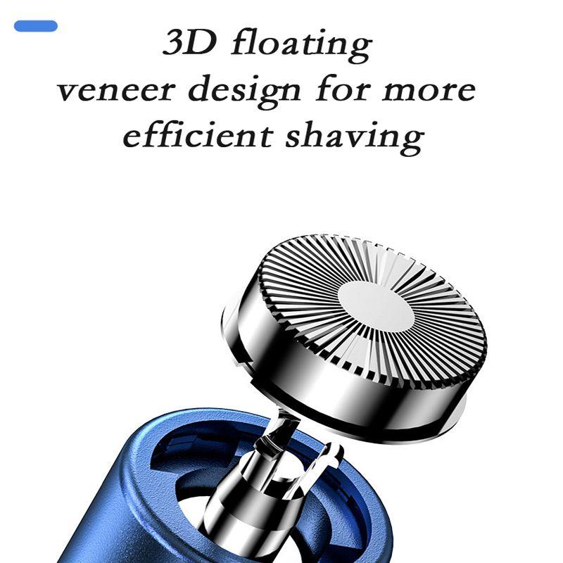 Mini Electric Nose Hair Trimmer Replaceable Cutter Head Shaver USB Rechargeable Waterproof Hair Remover Portable Razor for Men