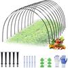 Greenhouse Hoops Kit for DIY Raised Beds with Clips Garden Grow Hoop for Netting