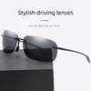 Мужские классические спортивные солнцезащитные очки без оправы для мужчин и женщин, мужские прямоугольные солнцезащитные очки для вождения и гольфа с ультралегкой квадратной оправой