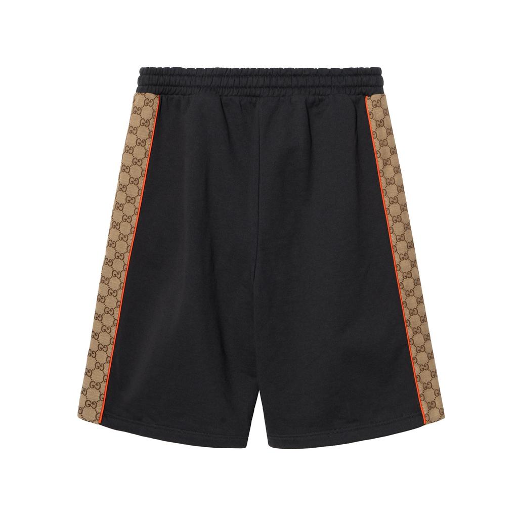 Gucci GG Monogram Panel Shorts 'Dark Grey' Men's 770795-XJF35-1283
