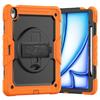 Для iPad Air 13 дюймов M2 2025, противоударный защитный чехол из силикона Военного уровня с держателем для карандаша + Ручка Ремень для ношения на плече