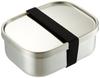 Kobo Aizawa Square Food Box, Medium, 70266, Silver