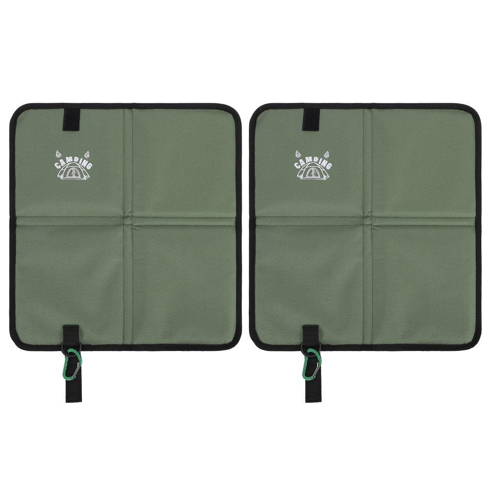 2 Pcs Compact Outdoor Camping Cushion With D-loop Stadium Seat Cushion  For Camping