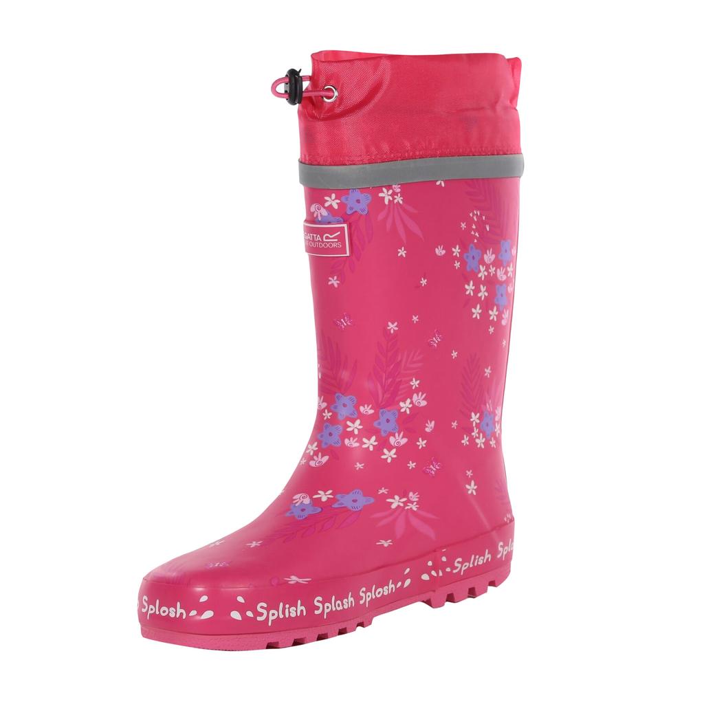 Regatta Childrens/Kids Splash Peppa Pig Tropical Wellington Boots