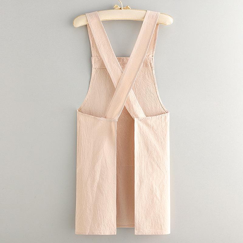 Breathable Cotton Apron: Wrinkle-Resistant & Custom Logo, Anti-Fouling Cooking Wear