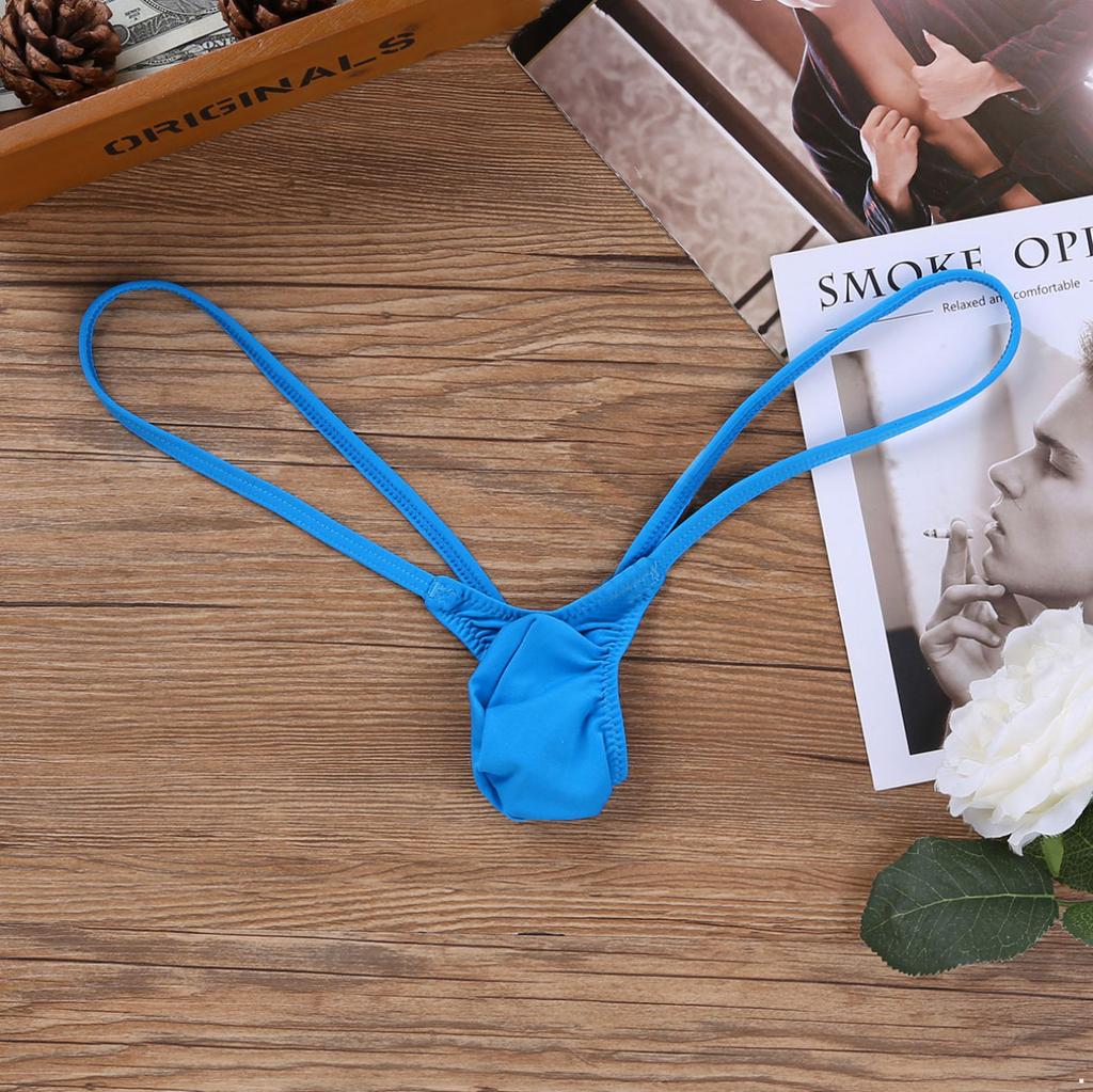 Мужские купальники, нижнее белье, эластичные трусы-бикини с низкой посадкой, купальники