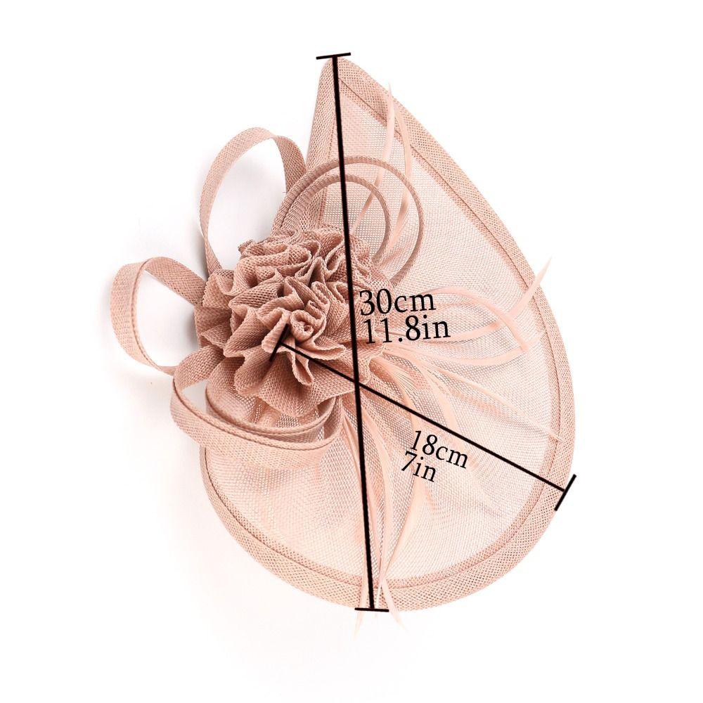 Новая Свадебная Шляпка-Фасцинатор с Перьями, Заколка для Волос для Чаепития, Сетка, Ободок